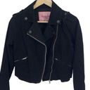 Juicy Couture  Corduroy Moto Jacket Black Size Small NWT Photo 6