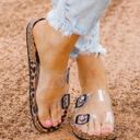 Ccocci Leopard Clear Straps Slip On Slides  Photo 1