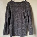 Coldwater Creek Grey V-Neck Sweater Top Photo 1