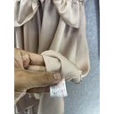 Pretty Little Thing Pretty Little Things Women's Dress Hi Low Beige Long Sleeve Size 4 Surplice Photo 7