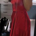 Red Prom Dress with Pockets Photo 2