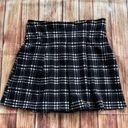 Lux LA Women’s Plaid Mini Skirt Black Size Medium Photo 2