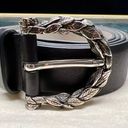 Salvatore Ferragamo Gancini Leather Buckle Belt GV67 9898 Italy 💯 Authentic NEW Photo 1