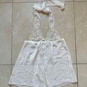 Frederick's of Hollywood Frederick’s Of Hollywood White Lace Halter Chemise Size S Photo 0