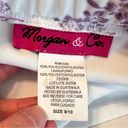 Morgan & Co  Light Purple Floral Print Dress Size 9/10 Fairycore Feminine Wedding Photo 5