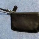 Coach  Black Leather Wristlet Photo 0