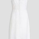 Rag and Bone  Criseli Broderie Anglaise Ramie Midi Button Down Dress White NEW Photo 4