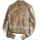 All Saints | Craddock Suede Bomber Jacket Size 00 Photo 3