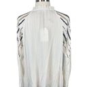 Free The Roses  White Long Sleeve Sequined Peasant Top - Size Large Photo 5