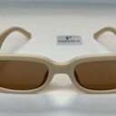 Beige Retro Sunglasses / Small Beige Sunglasses Tan Photo 0