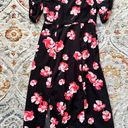 Popsugar Floral Puff Sleeve Midi Dress Photo 0