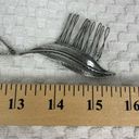 Silver Leaf Hair Pin Comb with Chain Set Photo 4