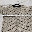 Solitaire  White & Black Open Front Cardigan Photo 7