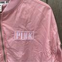 PINK - Victoria's Secret Victoria's Secret PINK pink bomber varsity jacket Photo 4