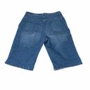 Gloria Vanderbilt  Bermuda Jean Shorts, Blue, 8 Photo 1