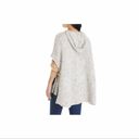 cupio  Hooded Tan Poncho Sleeveless New Small/Medium Soft Photo 2