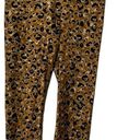 Carbon 38  Womens Printed High Rise Layered Gold Leopard 7/8 Leggings Size Small Photo 1