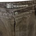 No Bo  Super High Rise Black Distressed Relaxed Fit Button Fly Denim Jeans Photo 2