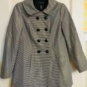 Banana Republic  Women’s Small Metallic Striped Double Breasted Pea Coat • Lined Photo 3