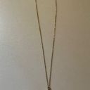 Anthropologie  Valentine necklace Women Simple Water-drop Shape Pink Gold Photo 2