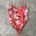 Mara Hoffman Mara Hofmann High-Leg One-Piece Floral Swimsuit Size XL NWT $310.00 Photo 2