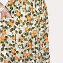 Blossom Dip Dress Organic Cotton Orange  Floral Print Pockets Gray S Photo 3