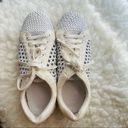 Joie  Duha White Woven Leather Lace Up Sneakers  Size US 6/EUR 36 Photo 1