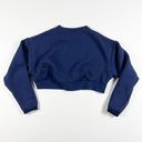 Nike  Women's Cotton Waffle Weave Knit Crew Neck Long Sleeve Pullover Sweater S  Photo 2