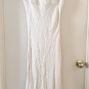 Unif NWT  Blithe Beige Linen Maxi Dress Photo 3