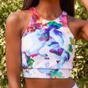 Lulus Lulu’s Make Progress Multi Print High Neck Medium Impact Sports Bra NWT Photo 0