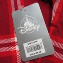 Disney NWT  Mickey Mouse Holiday Plaid Spirit Jersey in Red Seasons Greetings XXL Photo 4