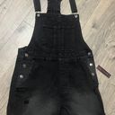 No Bo Black Short Overalls  Photo 0