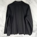 J.Jill  Ponte Knit Essential Cotton Stretch 1 Button Blazer Jacket Black Plus XL Photo 4