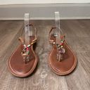 REEF  flat brown strappy sandals ~ boho bead detail ~ women’s size 10 Photo 1