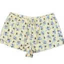 American Eagle vintage y2k  pj loungewear shorts yellow floral cotton S coquette Photo 0