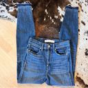 AYR  The Riser High Waist‎ Raw Hem Jeans Women's Size 27 Photo 3