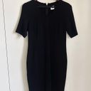 CAbi Dress Black Classic Sheath Fit Size 6 Midi Career Casual Fall Staple 3101 Photo 2