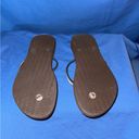 Havaianas NWOT  Slim Size 4/5 Brown & Light Blue Flip Flops Photo 2