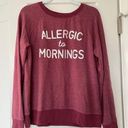 Grayson Threads NWOT  - Allergic To Mornings Lightweight Sweatshirt Photo 0