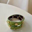 Tory Burch Leather Wrap Bracelet Photo 0