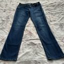 Calvin Klein  Straight dark wash mid rise jeans, size 6 western preppy logo Photo 11