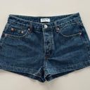 PARKE Denim Mini Shorts Photo 0