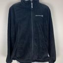 Free Country  Black Fuzzy Fleece Full Zip Up Jacket coat size XL Photo 0