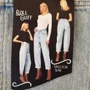 Simple Society Roll Cuff Balloon High Rise Mom's Jeans Photo 4