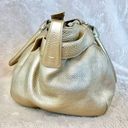 Salvatore Ferragamo  Gancini Gold Metallic Shoulder Bag Photo 6