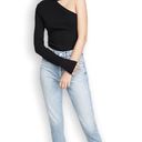 The Range  Framed Ribbed Carved One Shoulder Black Turtleneck Top Size L NWT Photo 9