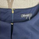 DKNY  navy blue keyhole front scuba sleeveless stretch dress Photo 2