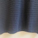 Coldwater Creek  Black Crochet Open Knit Cap Sleeve Pullover Womens XL Classic Photo 11