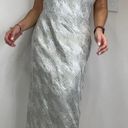 Carmen Marc Valvo  Collection Strapless Beaded Column Dress Photo 10