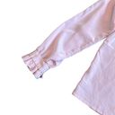 Oscar de la Renta  Knit Vintage Pink Button-Down Blouse Shirt Size 12 Women's Photo 4